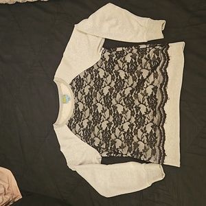 SOLD C & C California Lace Pull Over
